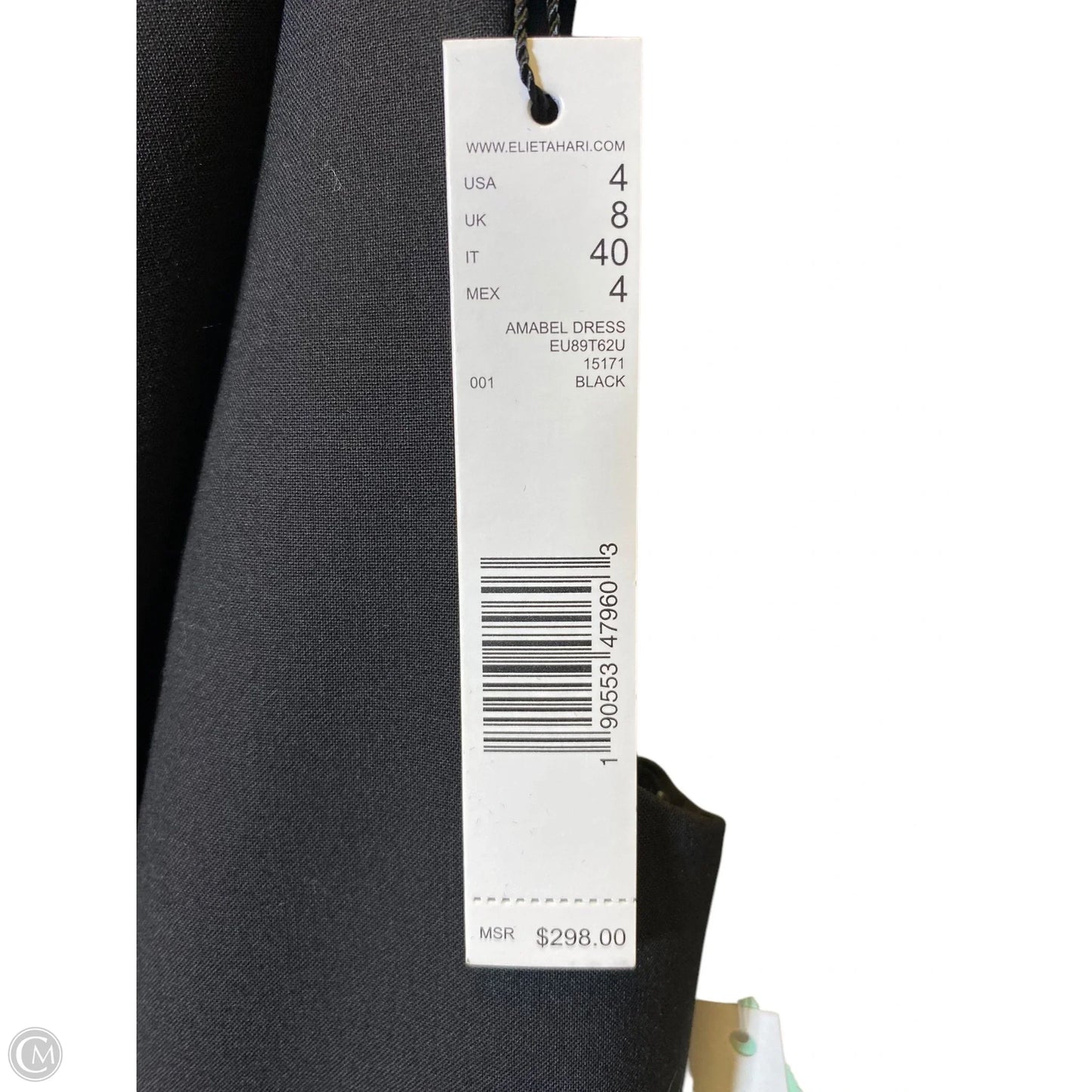 Dress Work By Elie Tahari In Black, Size: 4