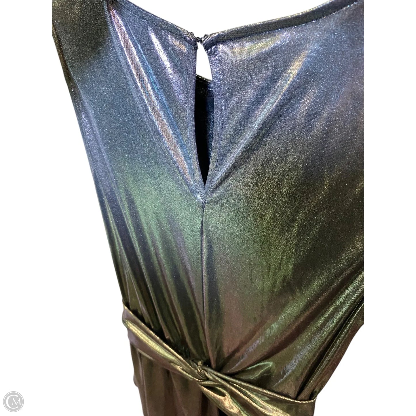Top Sleeveless By Top Shop In Silver, Size: Xs