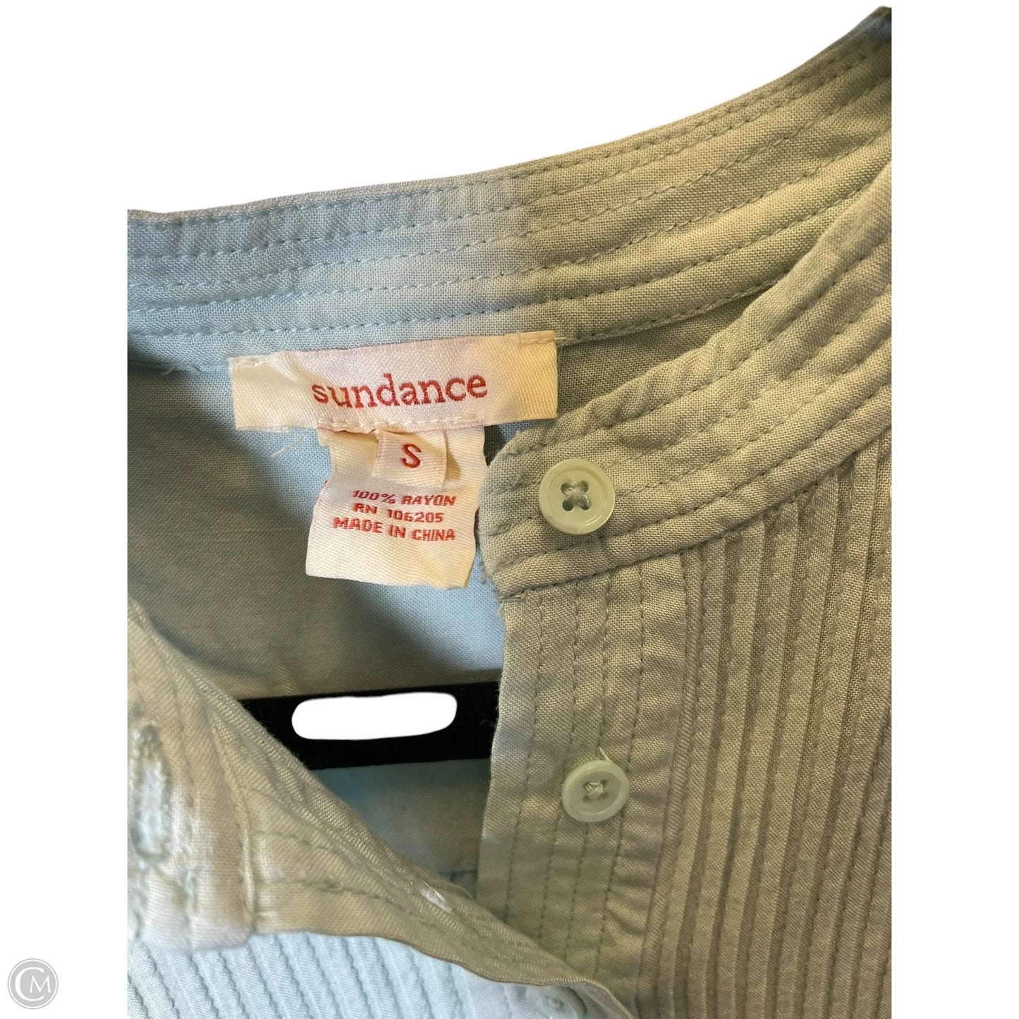 Top Long Sleeve By Sundance In Blue, Size: S