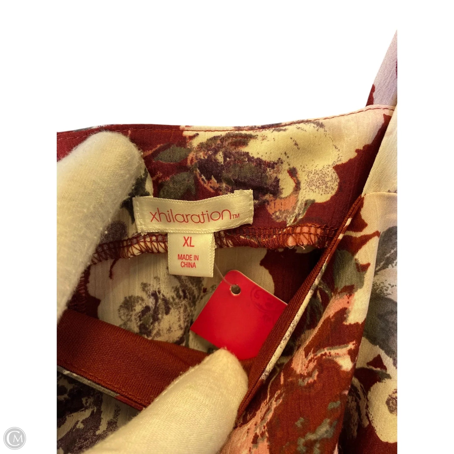 Jumpsuit By Xhilaration In Floral Print, Size: Xl