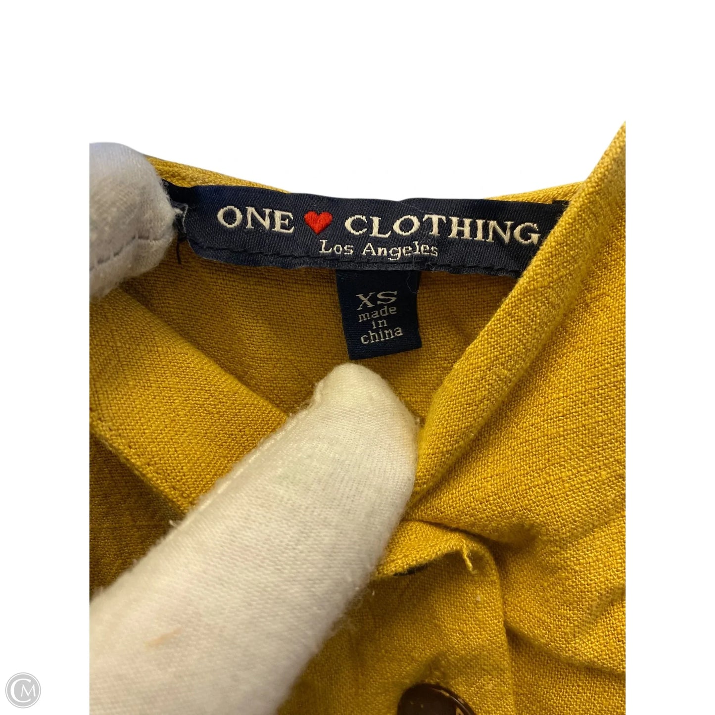 Jumpsuit By One Clothing In Yellow, Size: Xs