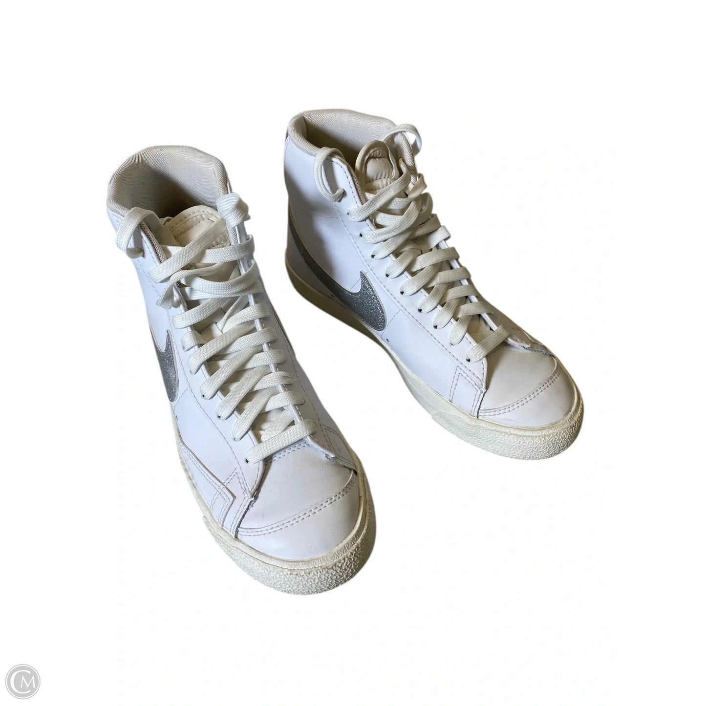 Shoes Athletic By Nike In White, Size: 8