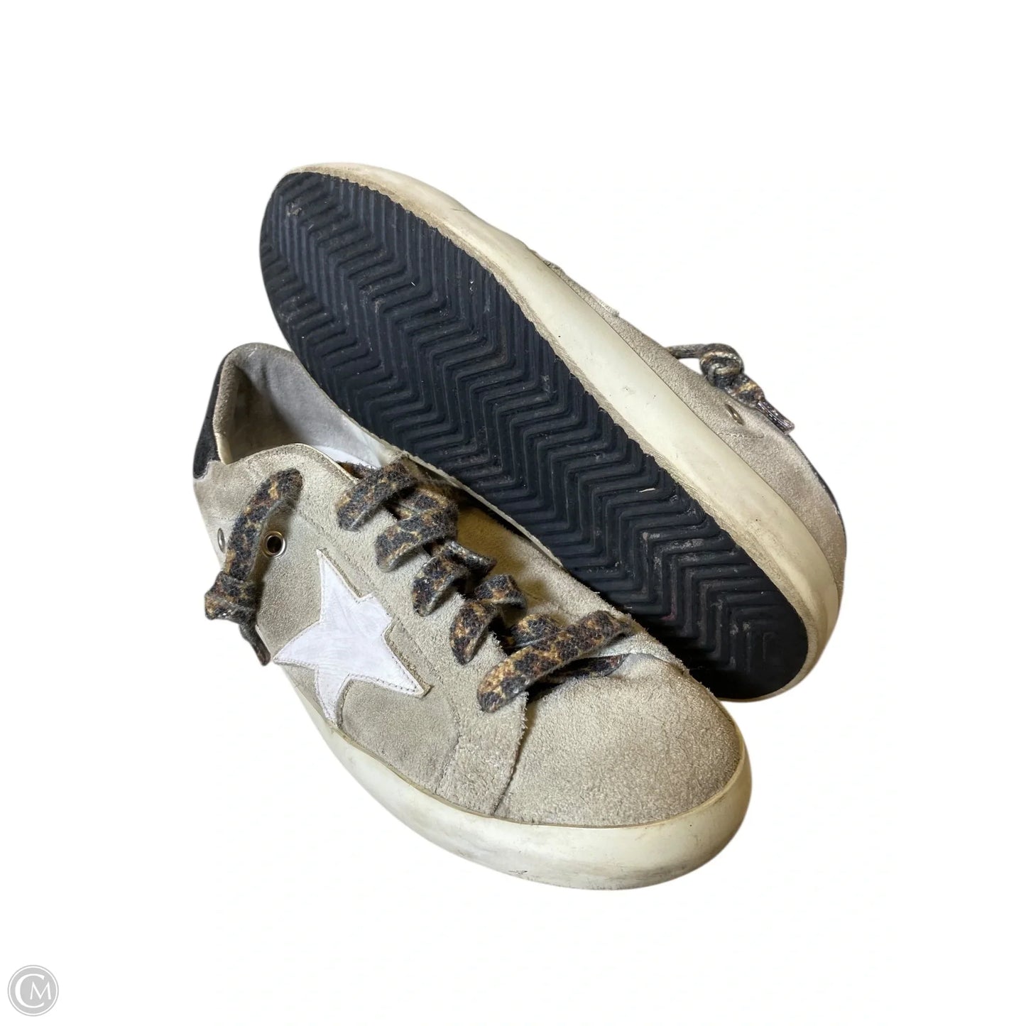 Shoes Luxury Designer By Golden Goose In Grey, Size: 38