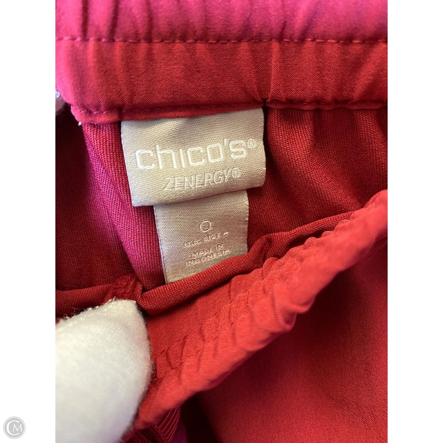 Skort By Chicos In Red, Size: S