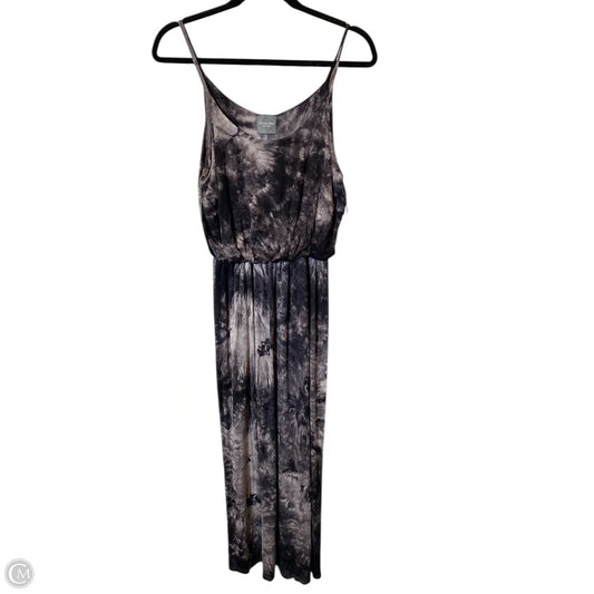 Dress Casual Midi By Cmc In Tie Dye Print, Size: L