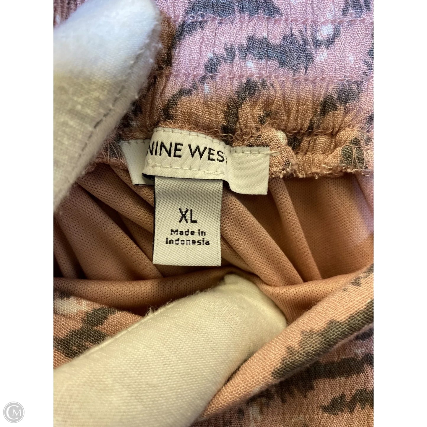 Skirt Maxi By Nine West In Grey & Pink, Size: Xl