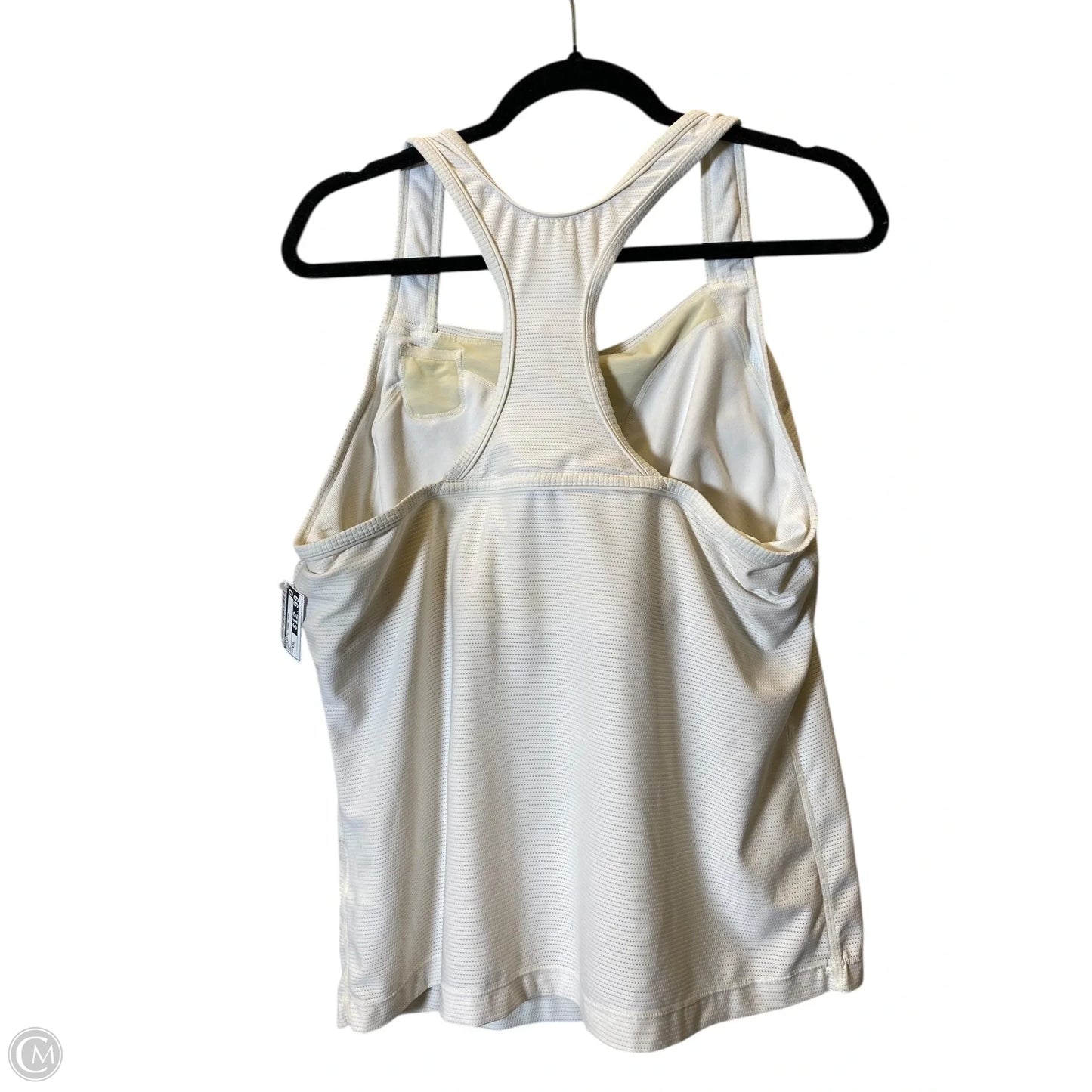 Athletic Tank Top By Nike In Cream, Size: Xxl