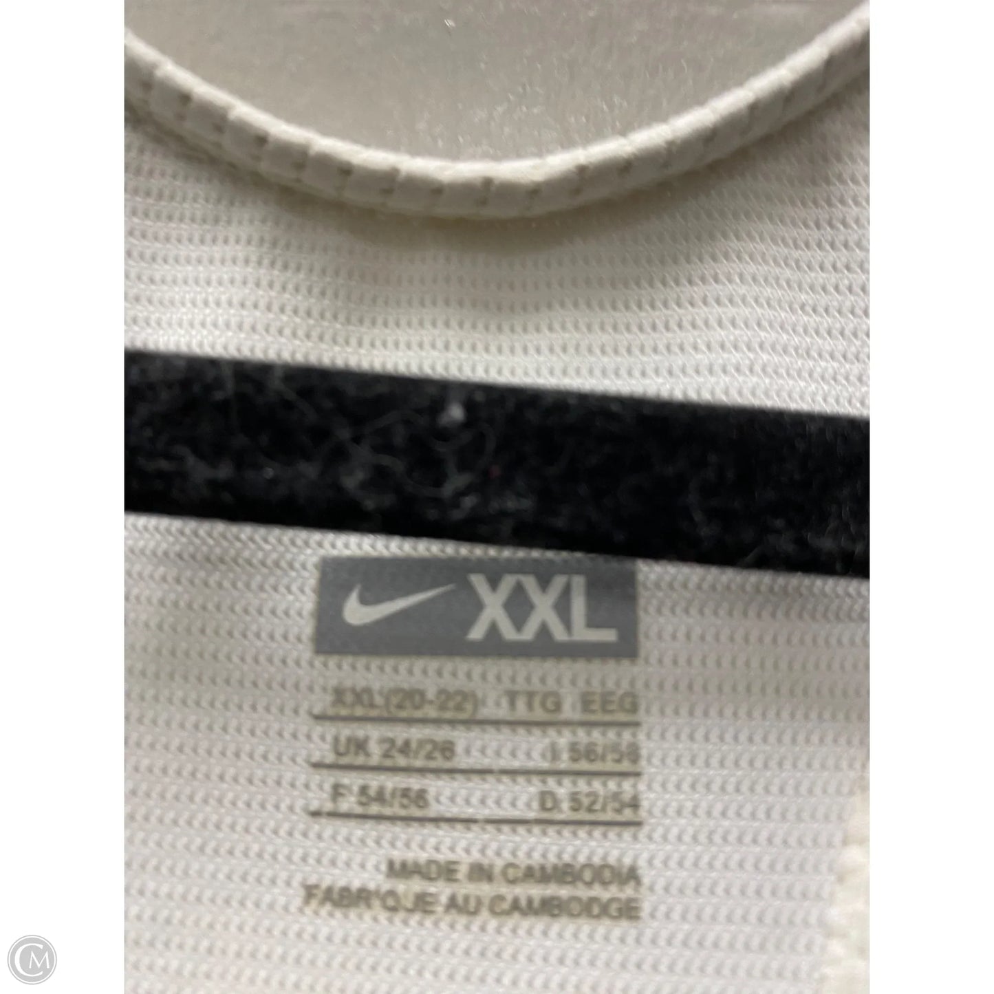 Athletic Tank Top By Nike In Cream, Size: Xxl