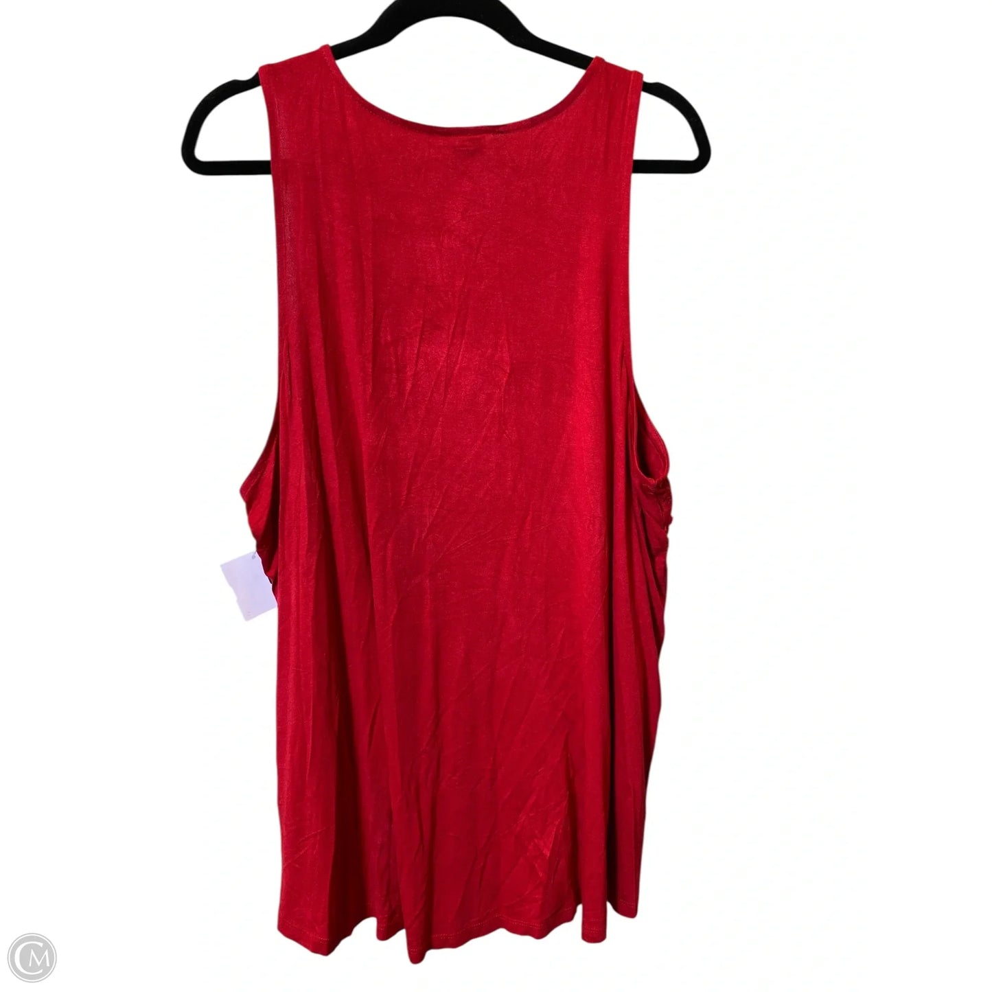 Top Sleeveless By Torrid In Red, Size: 3x