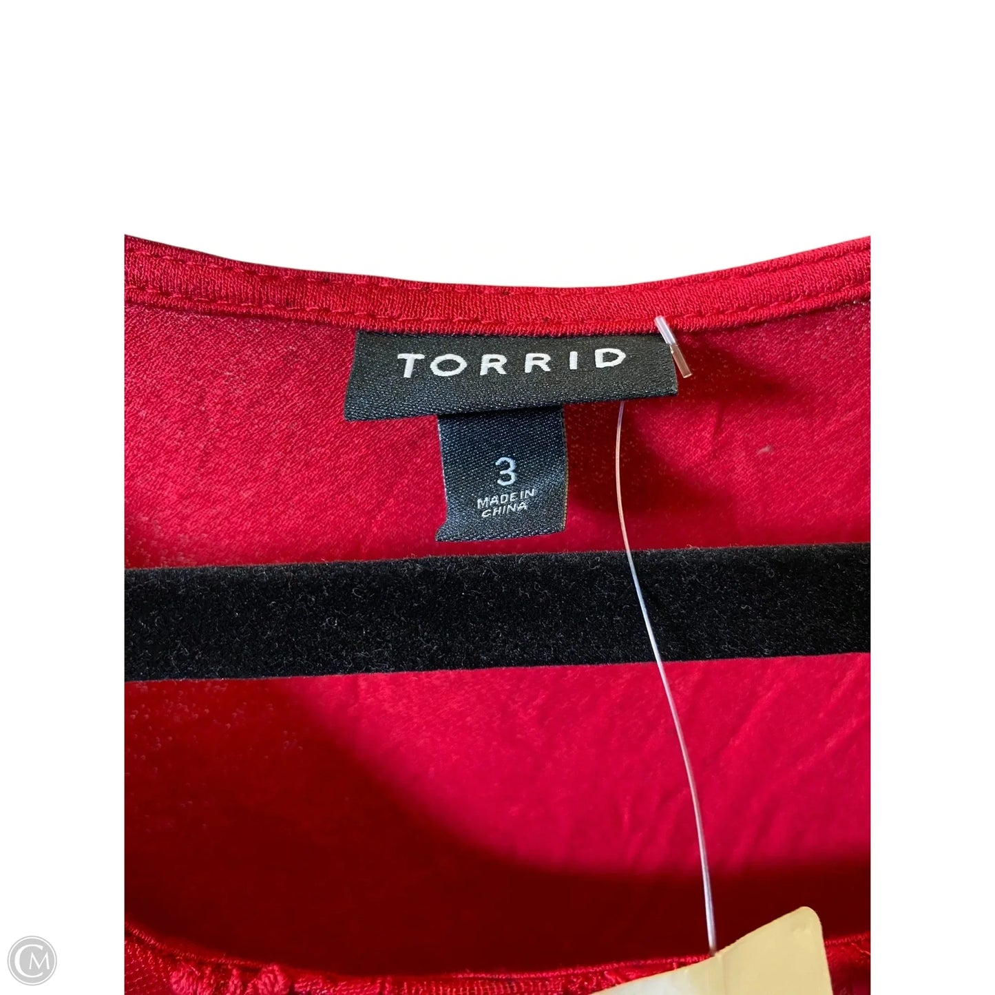 Top Sleeveless By Torrid In Red, Size: 3x