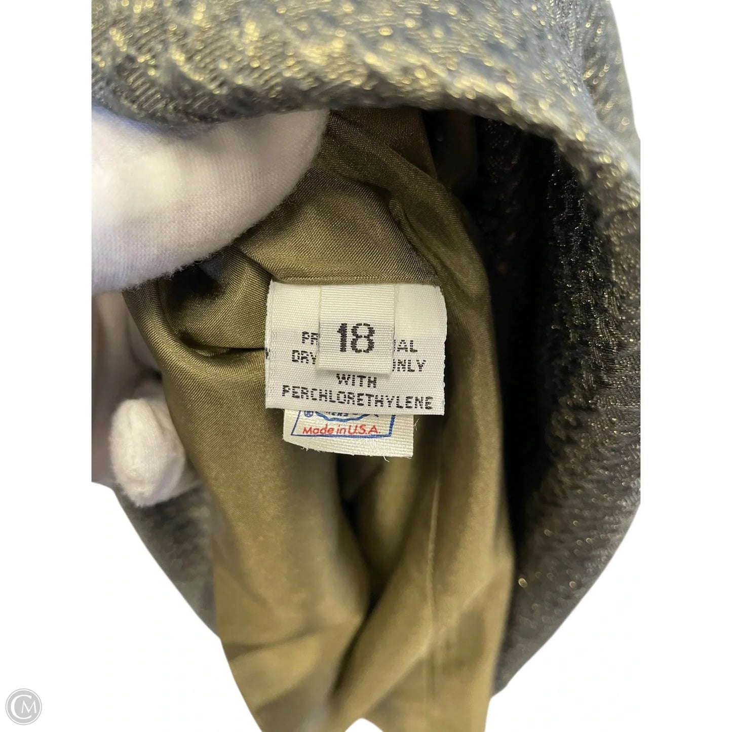 Dress Party Midi By Bill Blass In Green, Size: 18