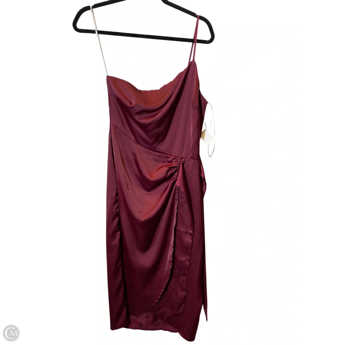 Dress Party Midi By Lulus In Maroon, Size: S