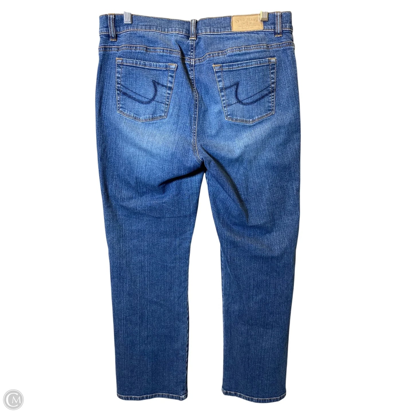 Jeans Straight By Izod In Blue, Size: 12p