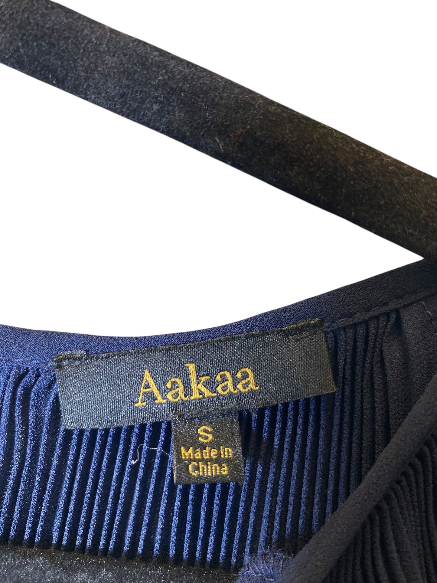 Top Long Sleeve By Aakaa In Navy, Size: S