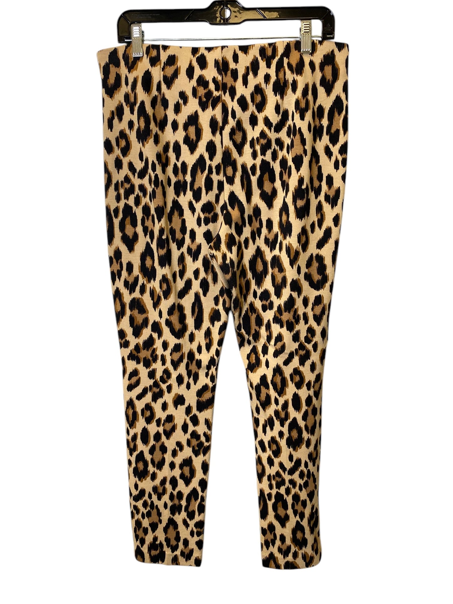 Pants Leggings By Chicos In Animal Print, Size: M