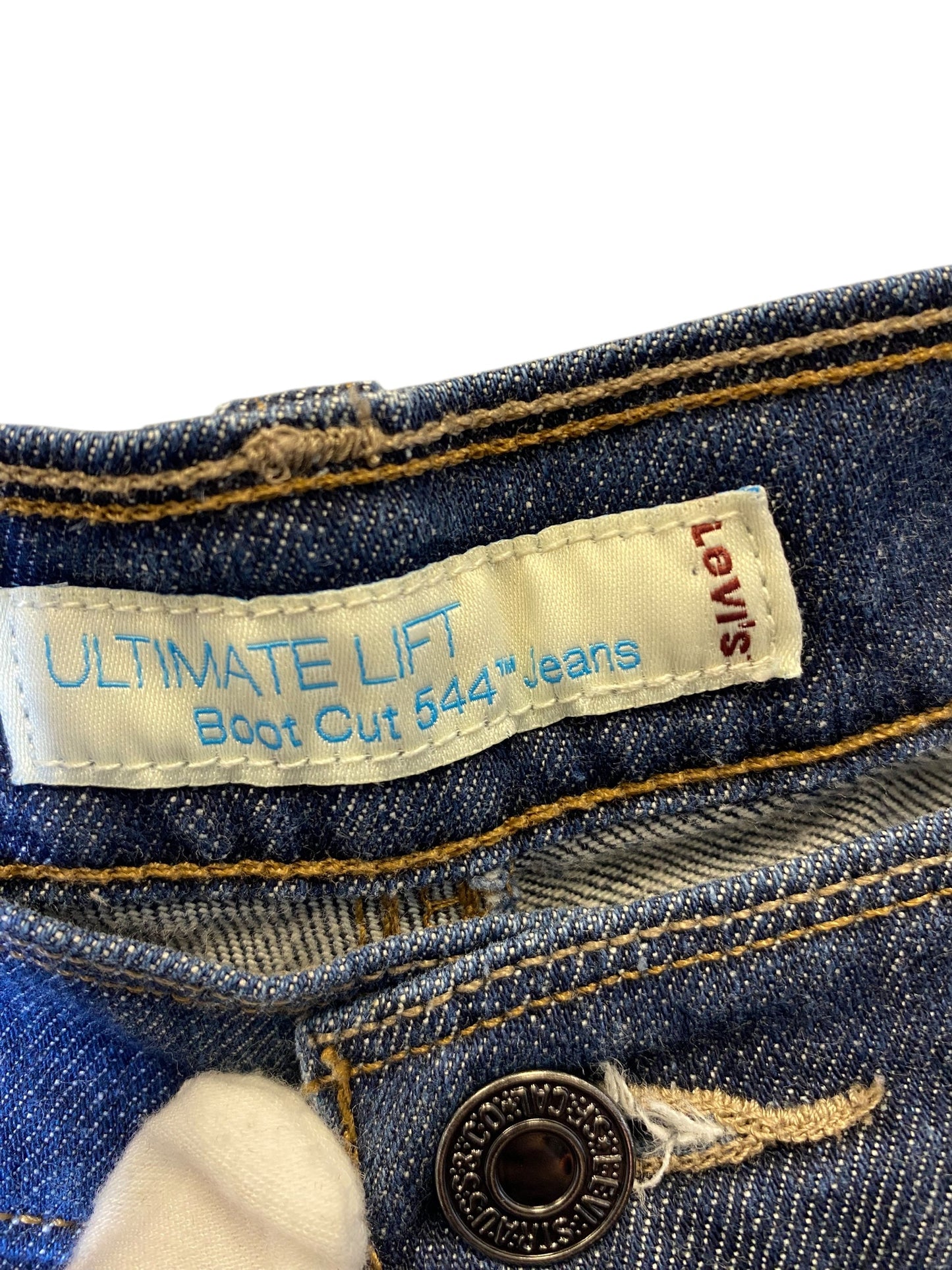 Jeans Wide Leg By Levis In Blue, Size: 16
