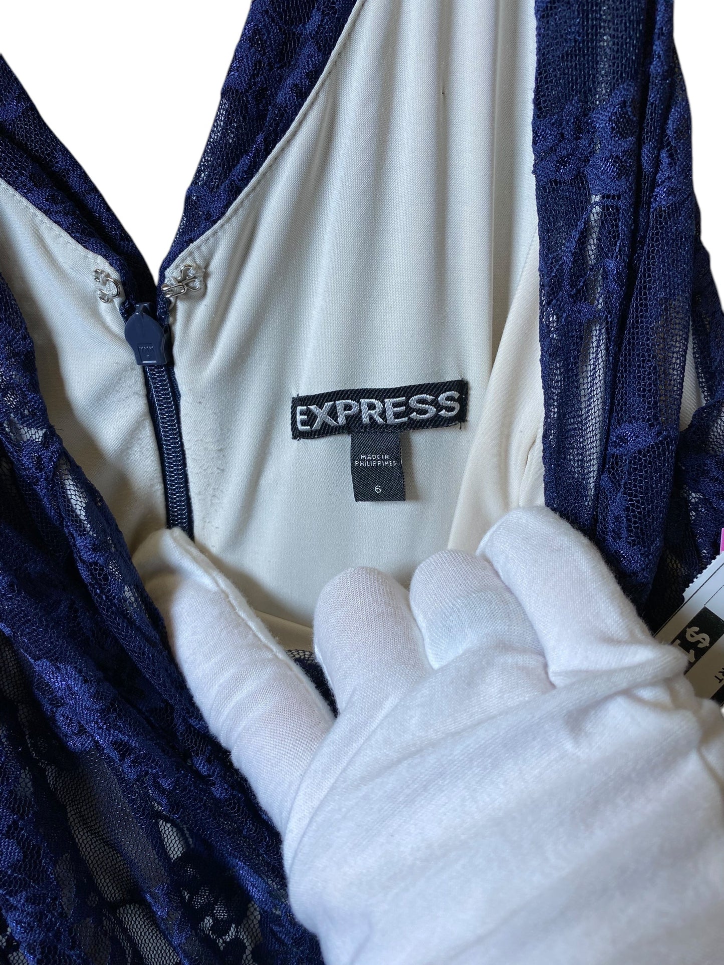 Dress Party Short By Express In Blue, Size: S