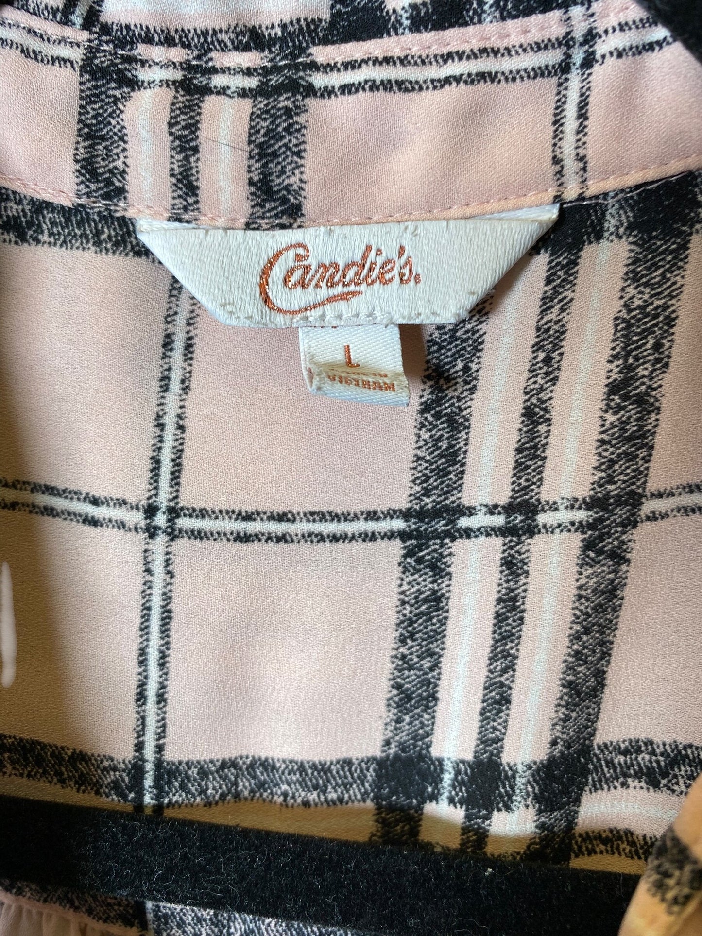 Blouse Long Sleeve By Candies Size: L