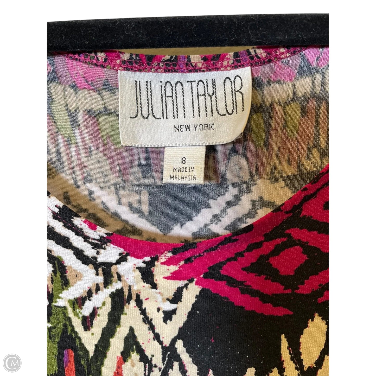 Dress Casual Midi By Julian Taylor In Multi-colored, Size: M