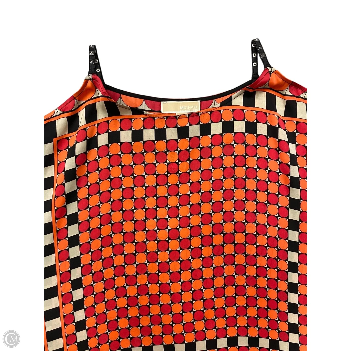 Top Short Sleeve Designer By Michael Kors In Multi-colored, Size: Xl