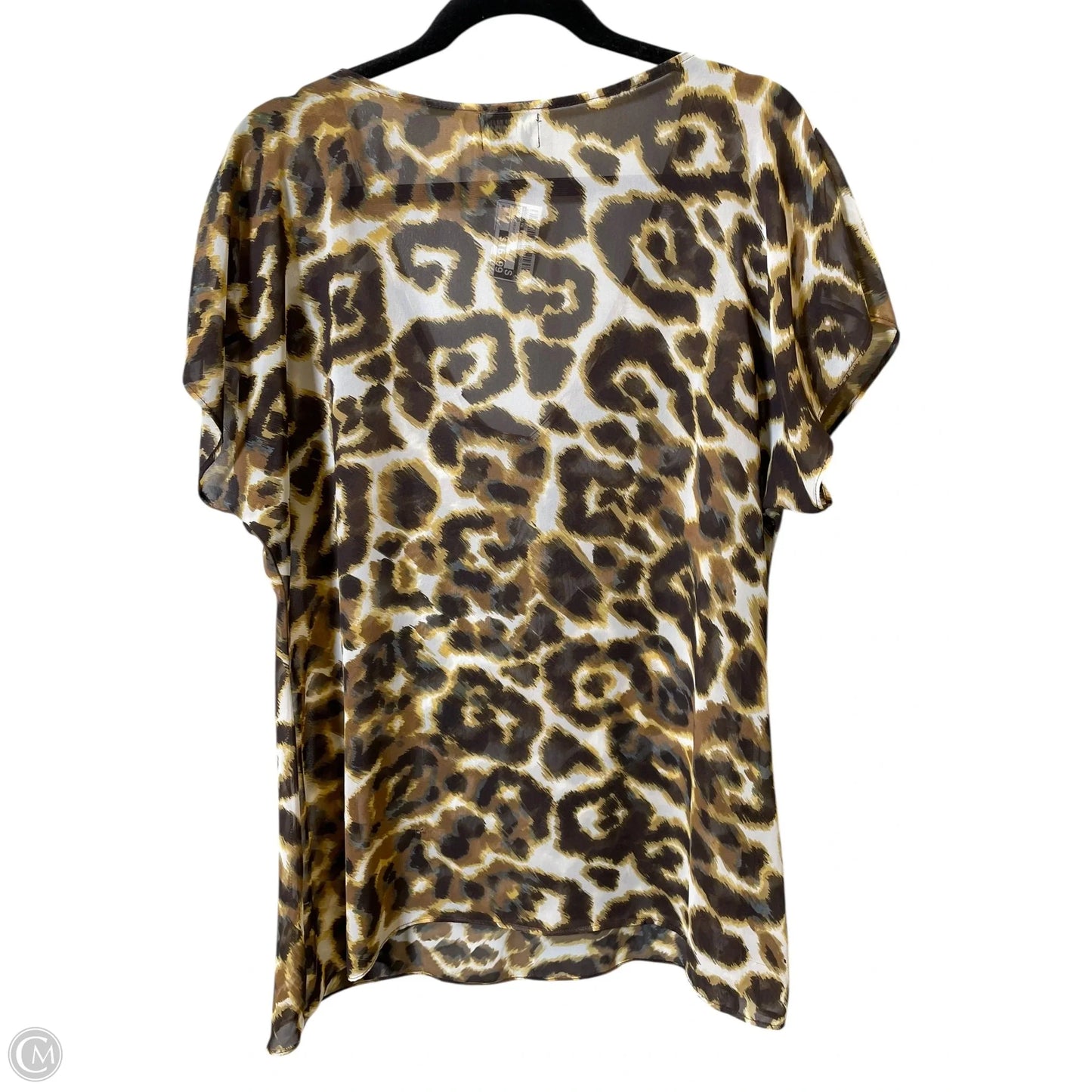 Top Short Sleeve By Show Me Your Mumu In Animal Print, Size: M