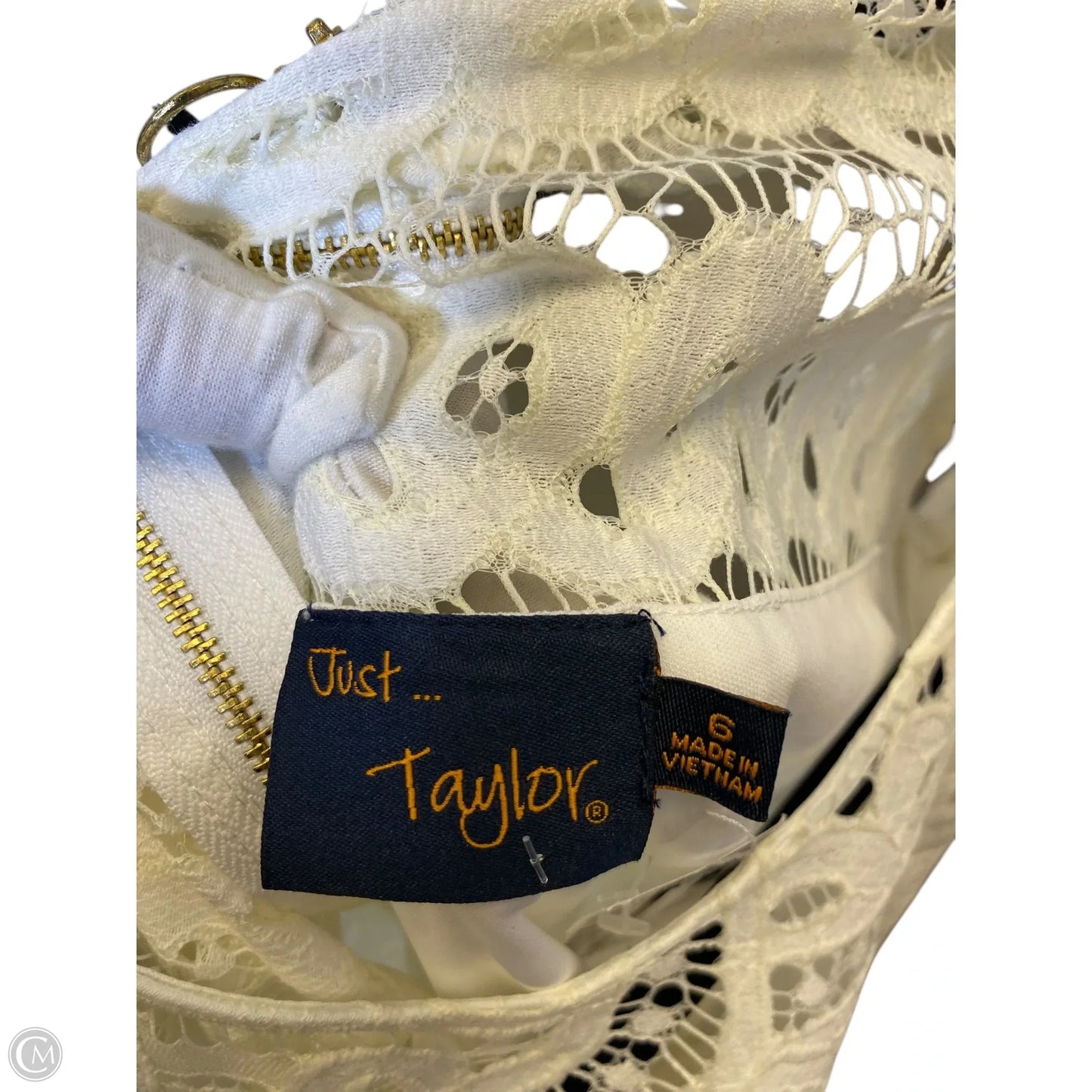 Dress Party Short By Just Taylor In White, Size: S