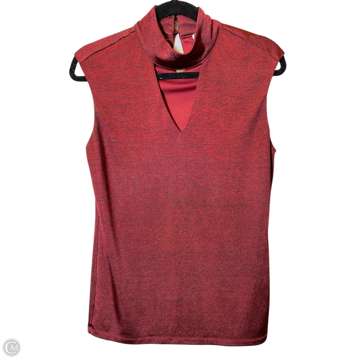 Top Sleeveless By Carmen By Carmen Marc Valvo In Red, Size: M