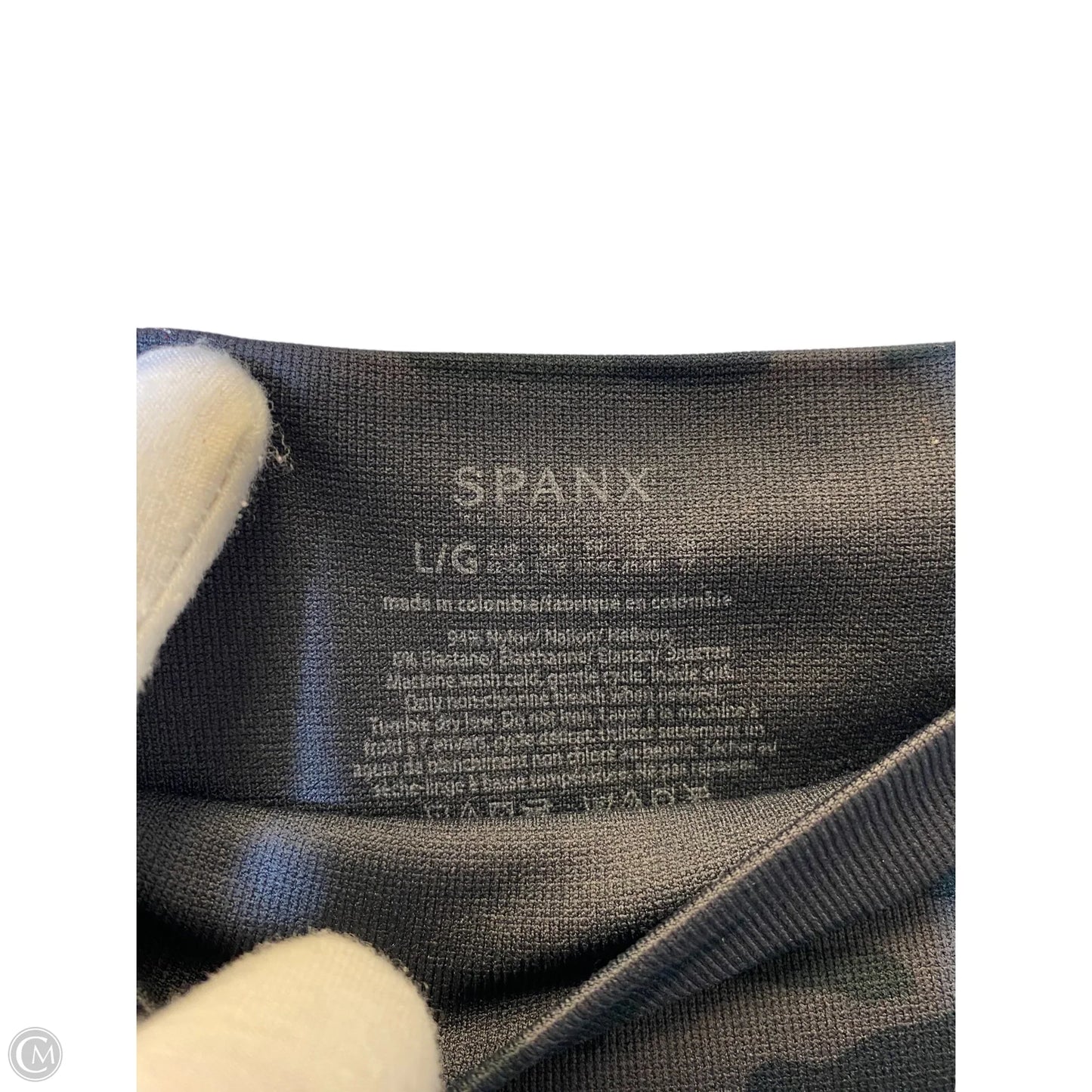 Athletic Leggings By Spanx In Camouflage Print, Size: L