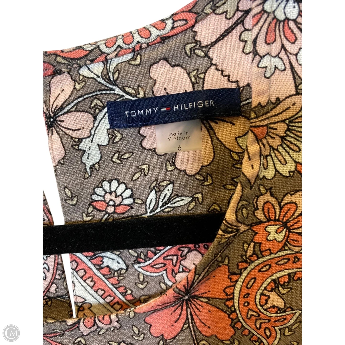 Dress Casual Midi By Tommy Hilfiger In Floral Print, Size: S