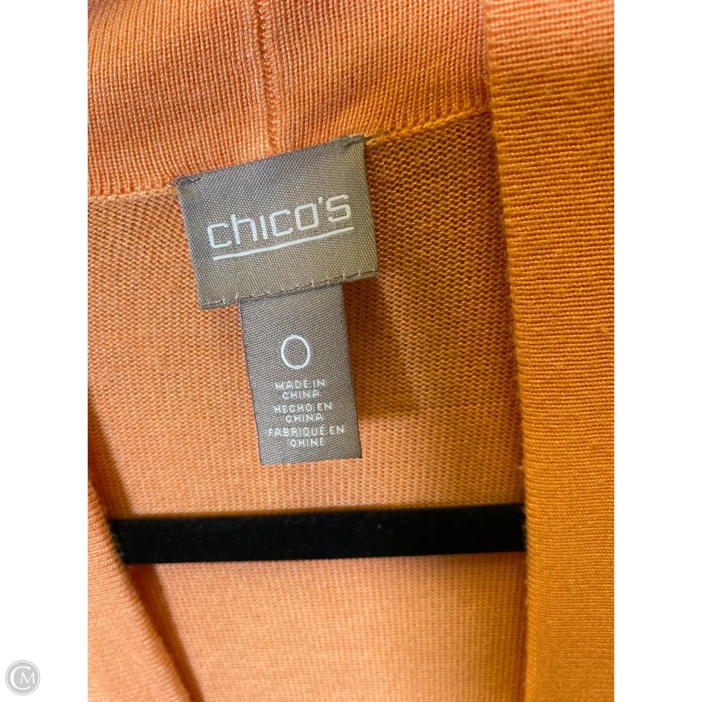 Cardigan By Chicos In Orange, Size: S