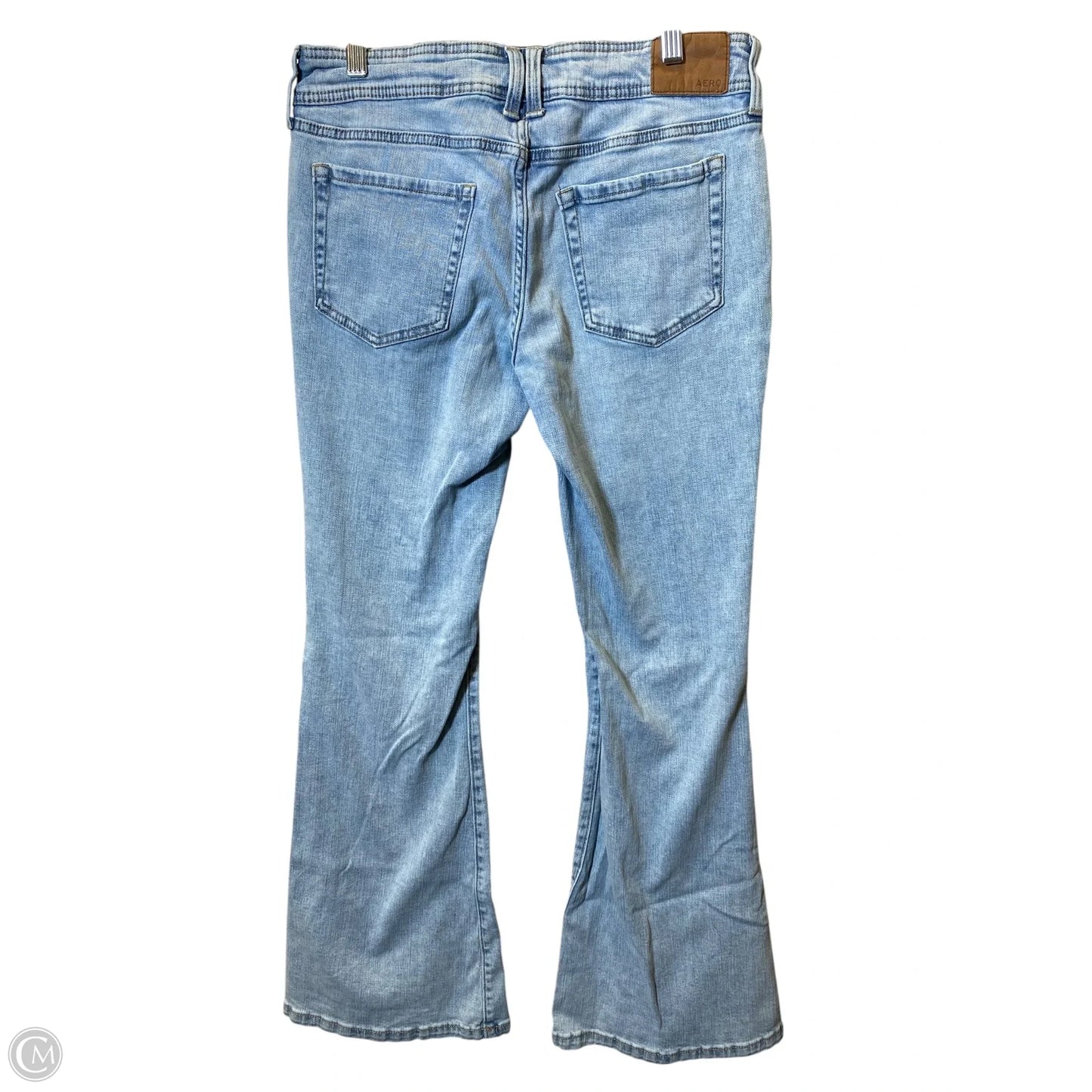 Jeans Flared By Aeropostale In Blue Denim, Size: 8