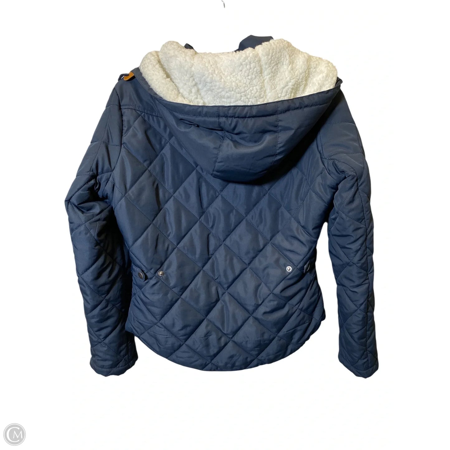 Jacket Puffer & Quilted By Love Tree In Navy, Size: M