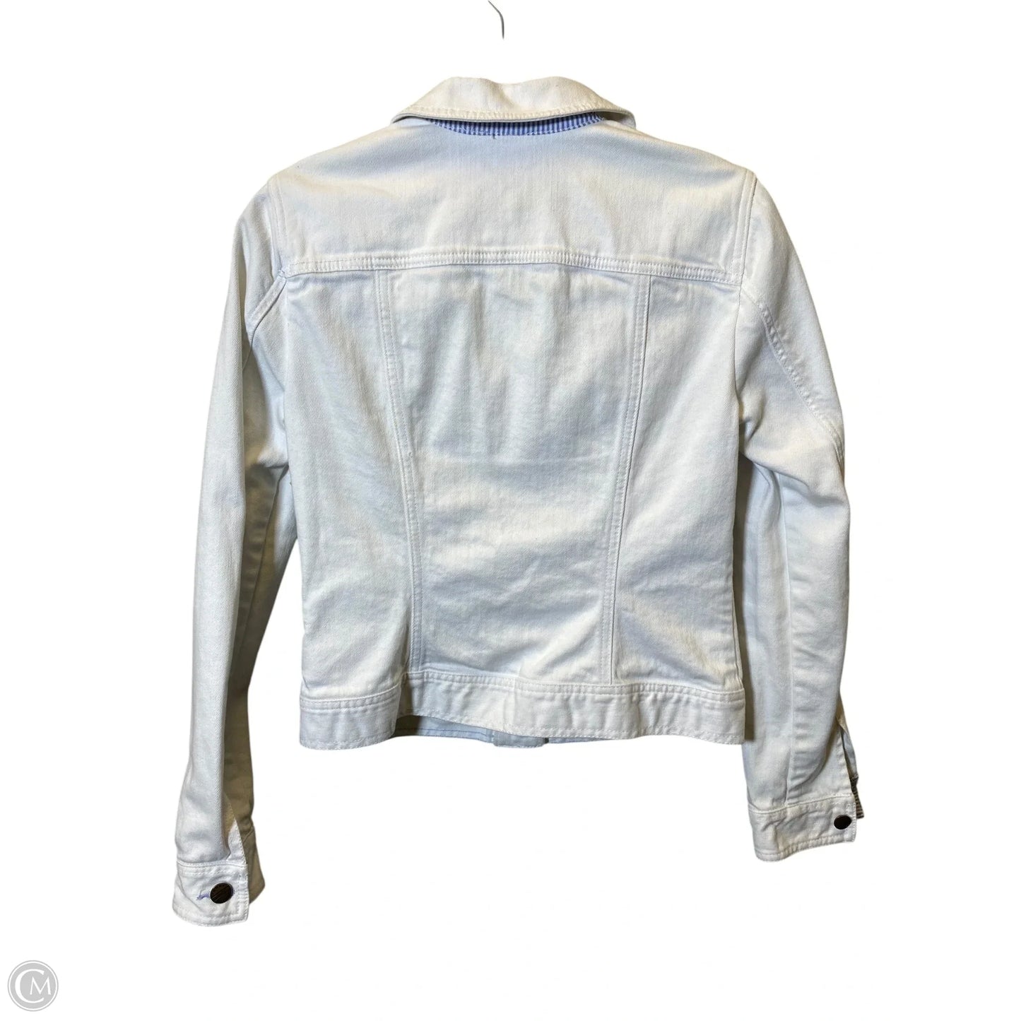Jacket Denim By Tommy Hilfiger In White, Size: S