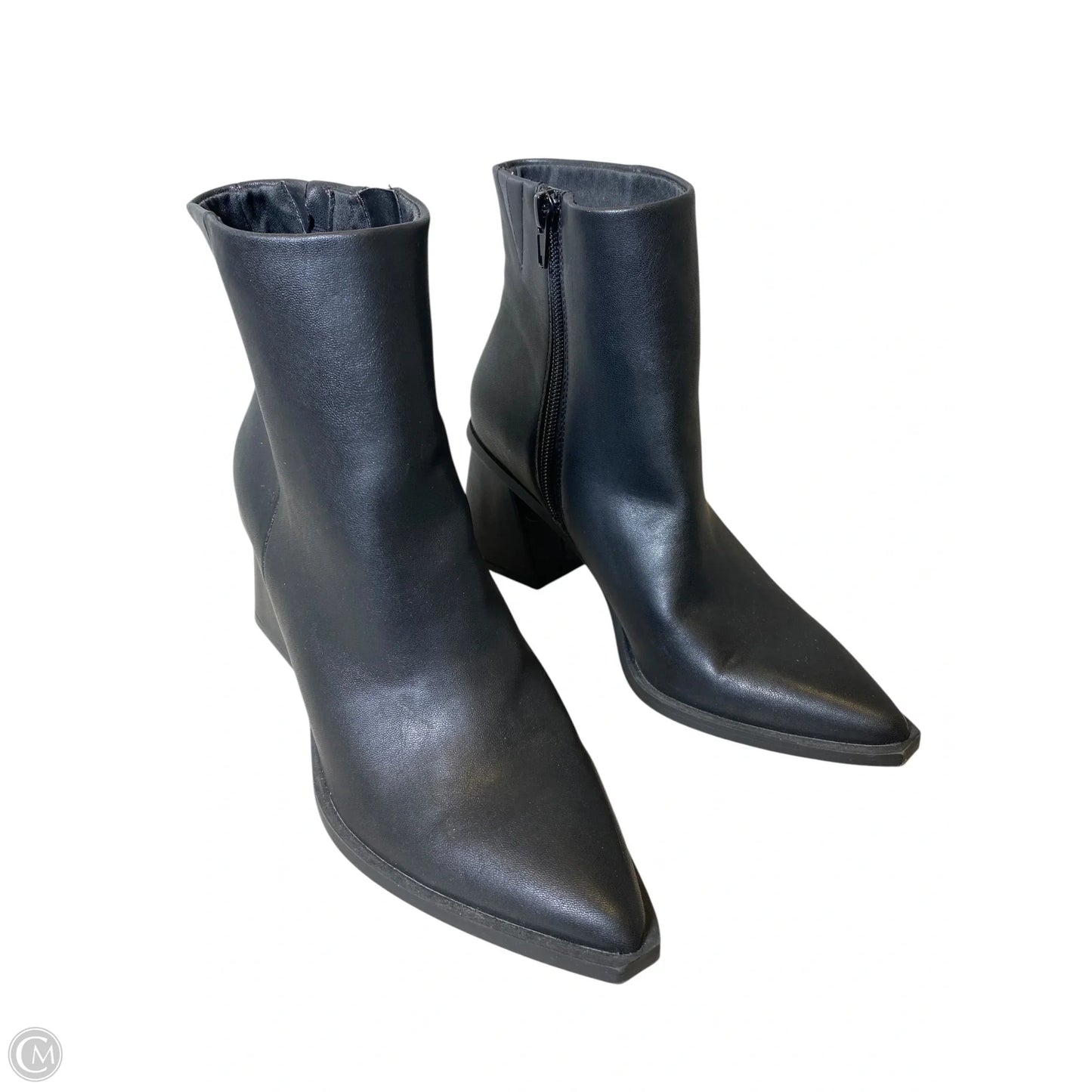 Boots Ankle Heels By Franco Sarto In Black, Size: 7