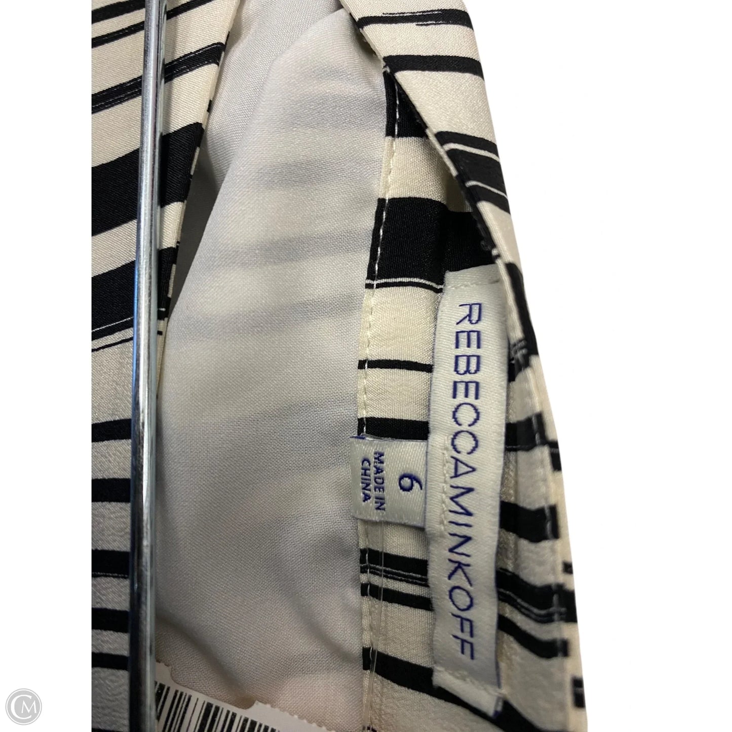 Skirt Designer By Rebecca Minkoff In Black & White, Size: 6