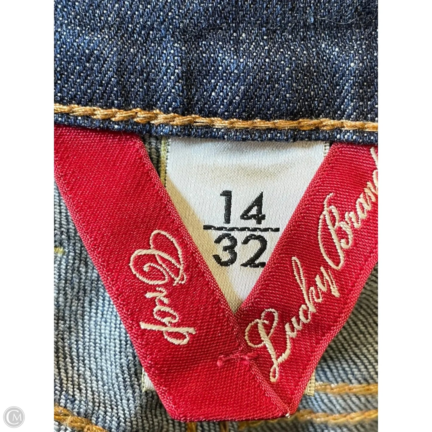 Shorts By Lucky Brand In Blue Denim, Size: 14