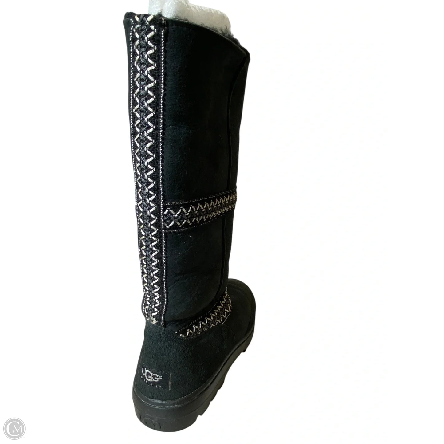 Boots Designer By Ugg In Black, Size: 8