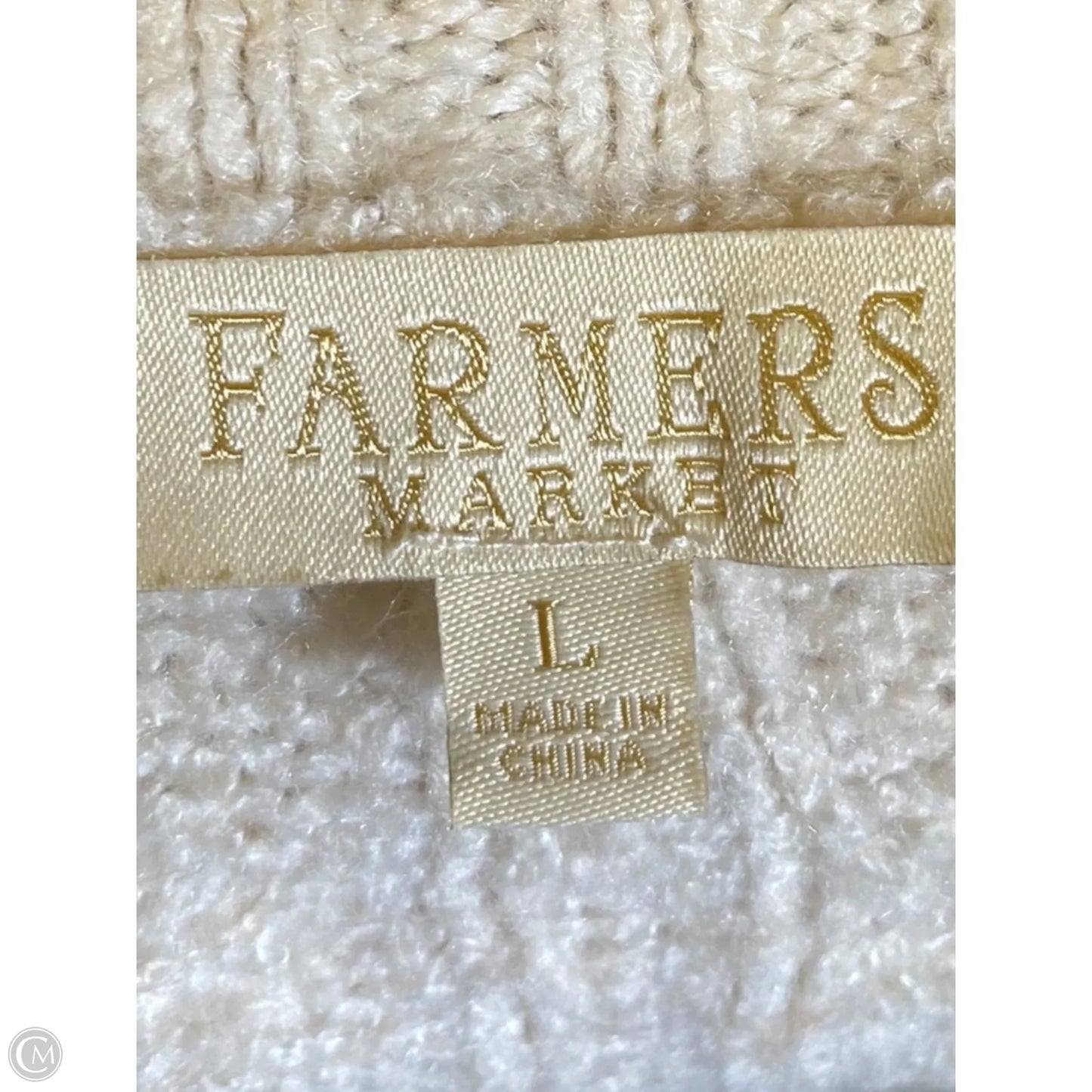 Sweater By Clothes Mentor In Gold, Size: L
