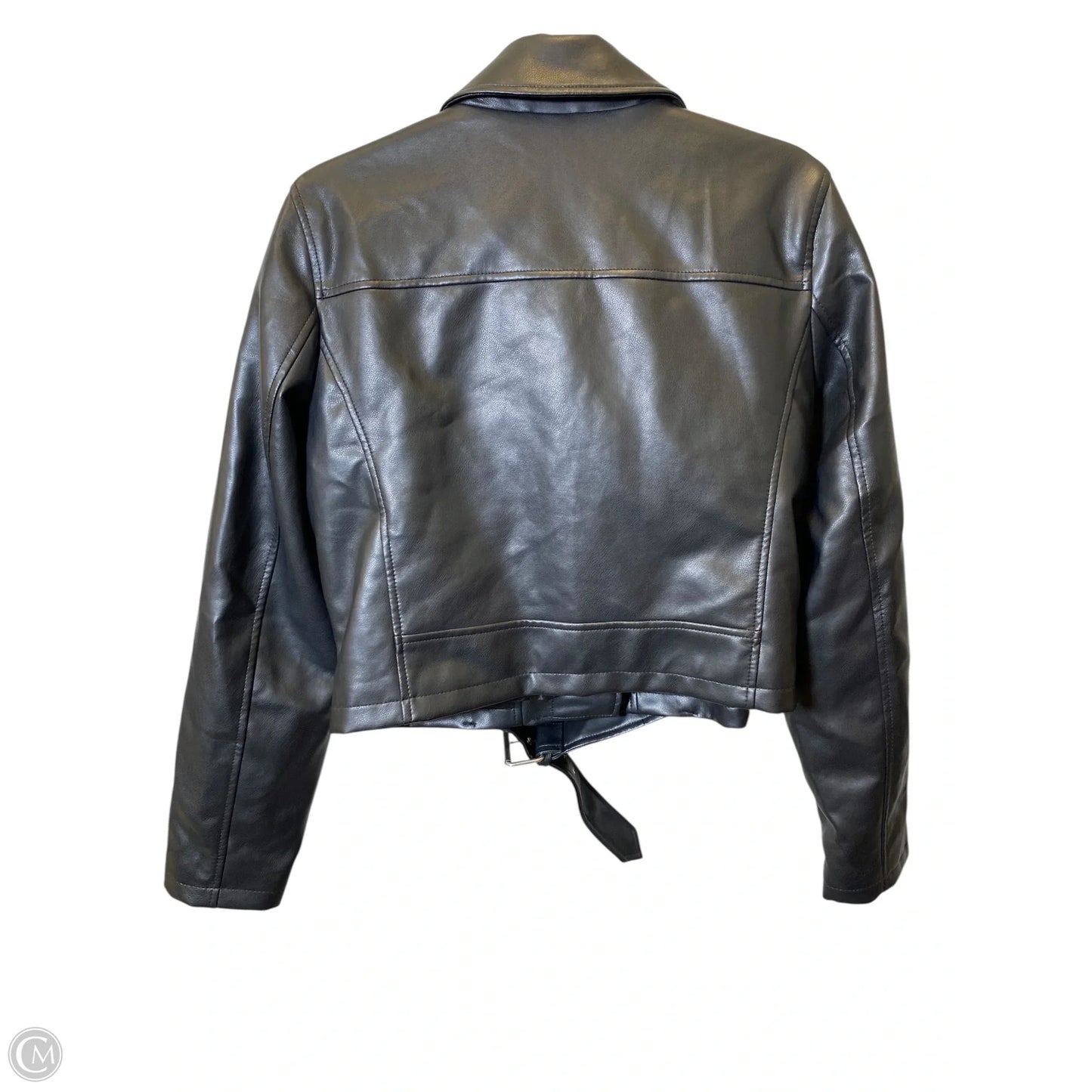 Jacket Leather By Forever 21 In Black, Size: Xl