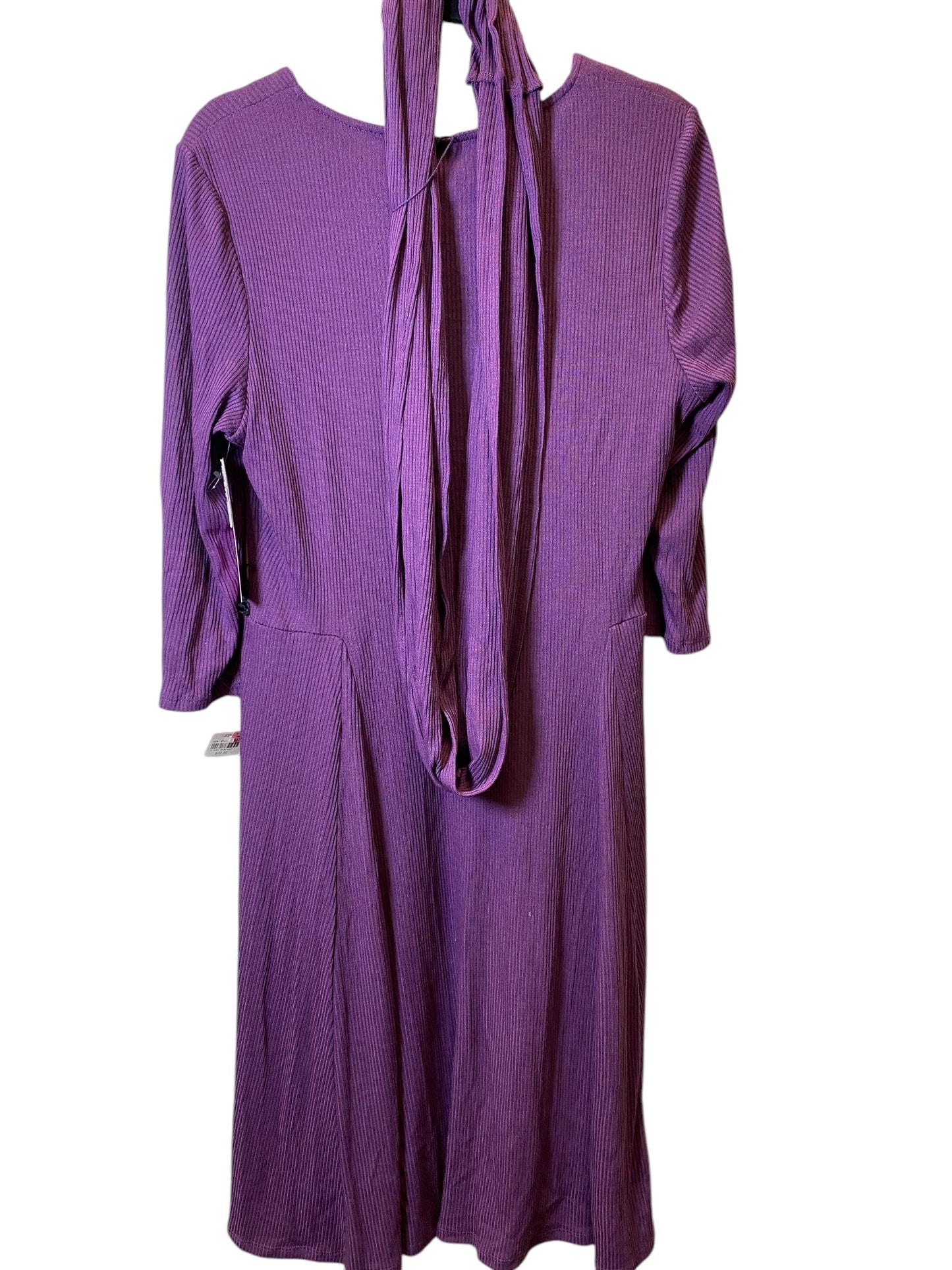 Dress Casual Maxi By Robbie Bee In Purple, Size: Xl