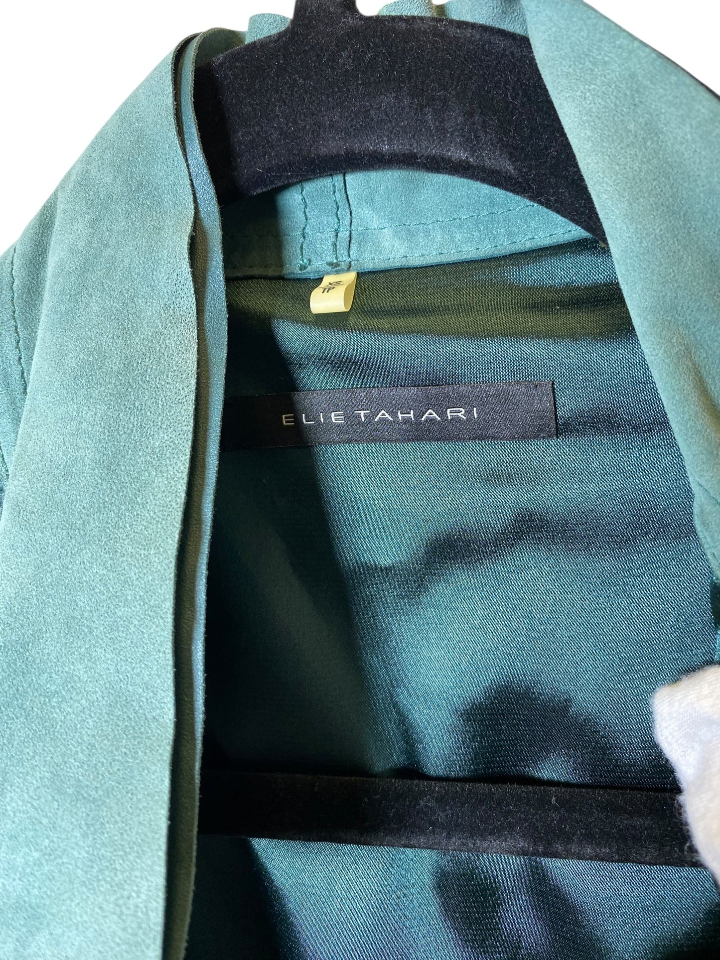 Jacket Other By Elie Tahari In Green, Size: Xs