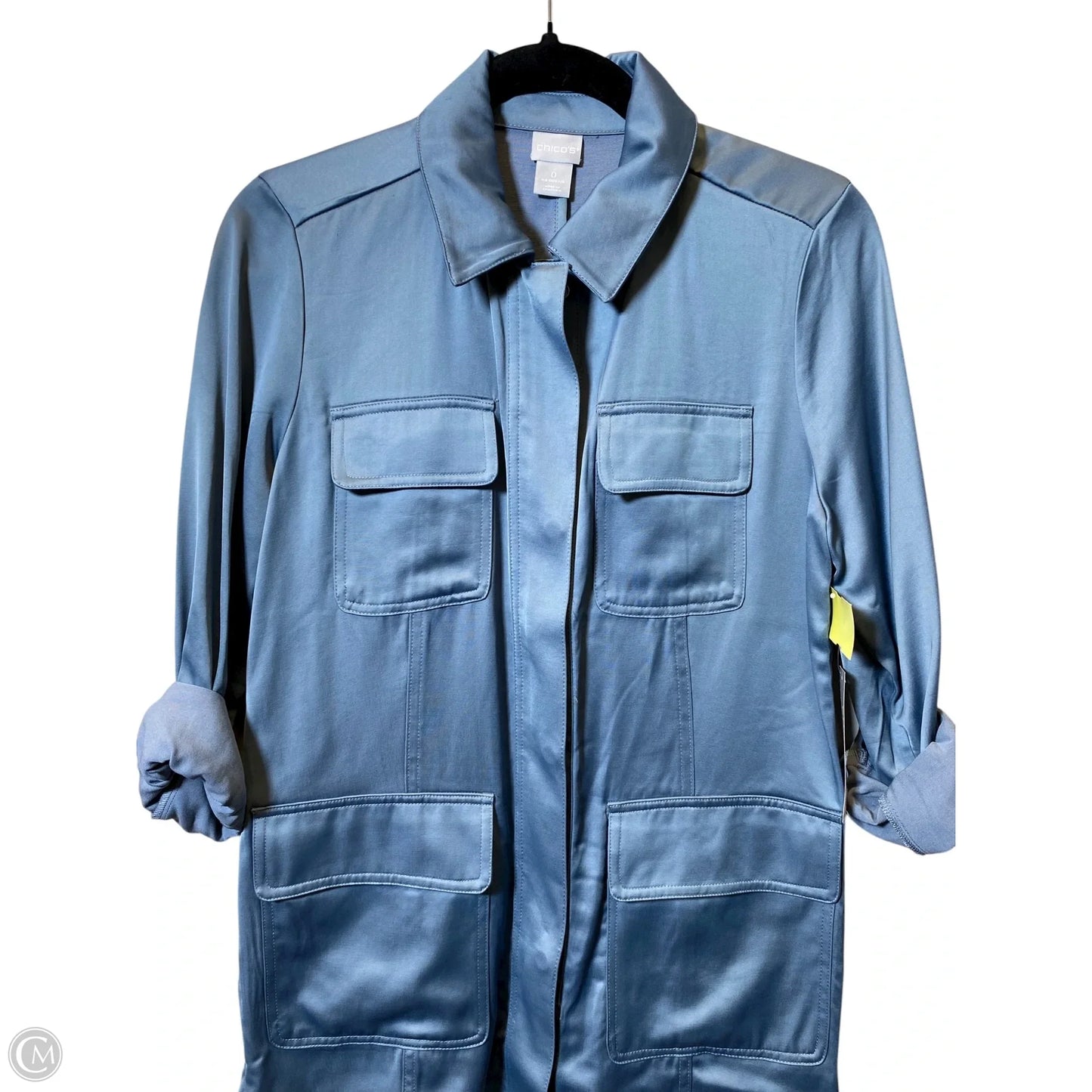Jacket Other By Chicos In Blue, Size: S