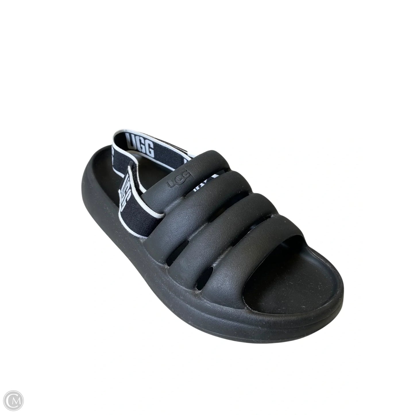 Sandals Designer By Ugg In Black, Size: 9