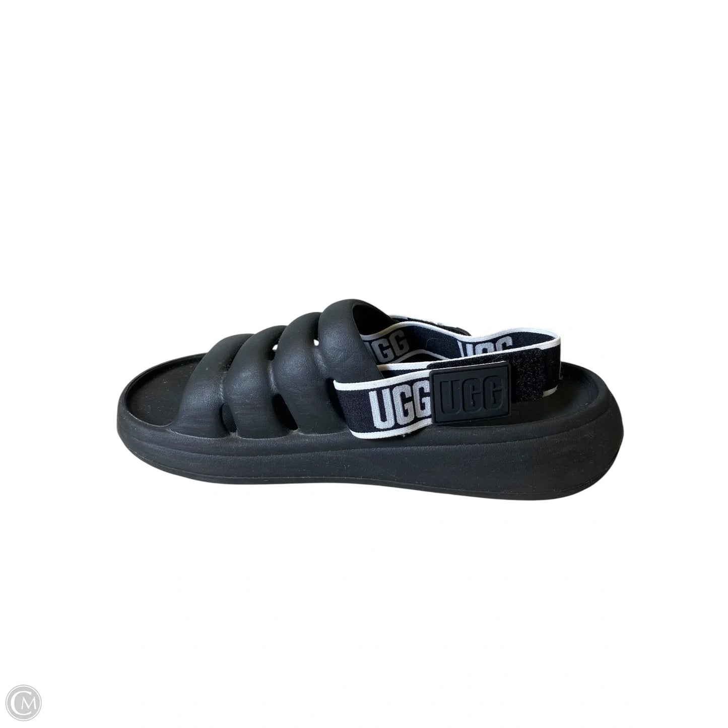 Sandals Designer By Ugg In Black, Size: 9