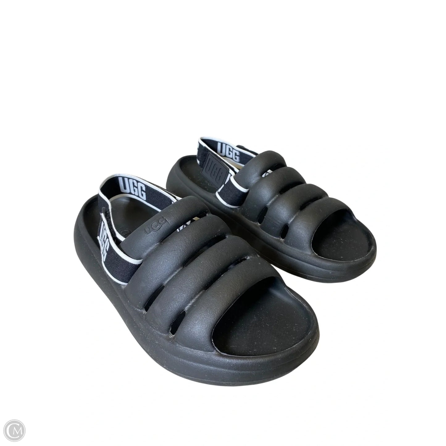 Sandals Designer By Ugg In Black, Size: 9