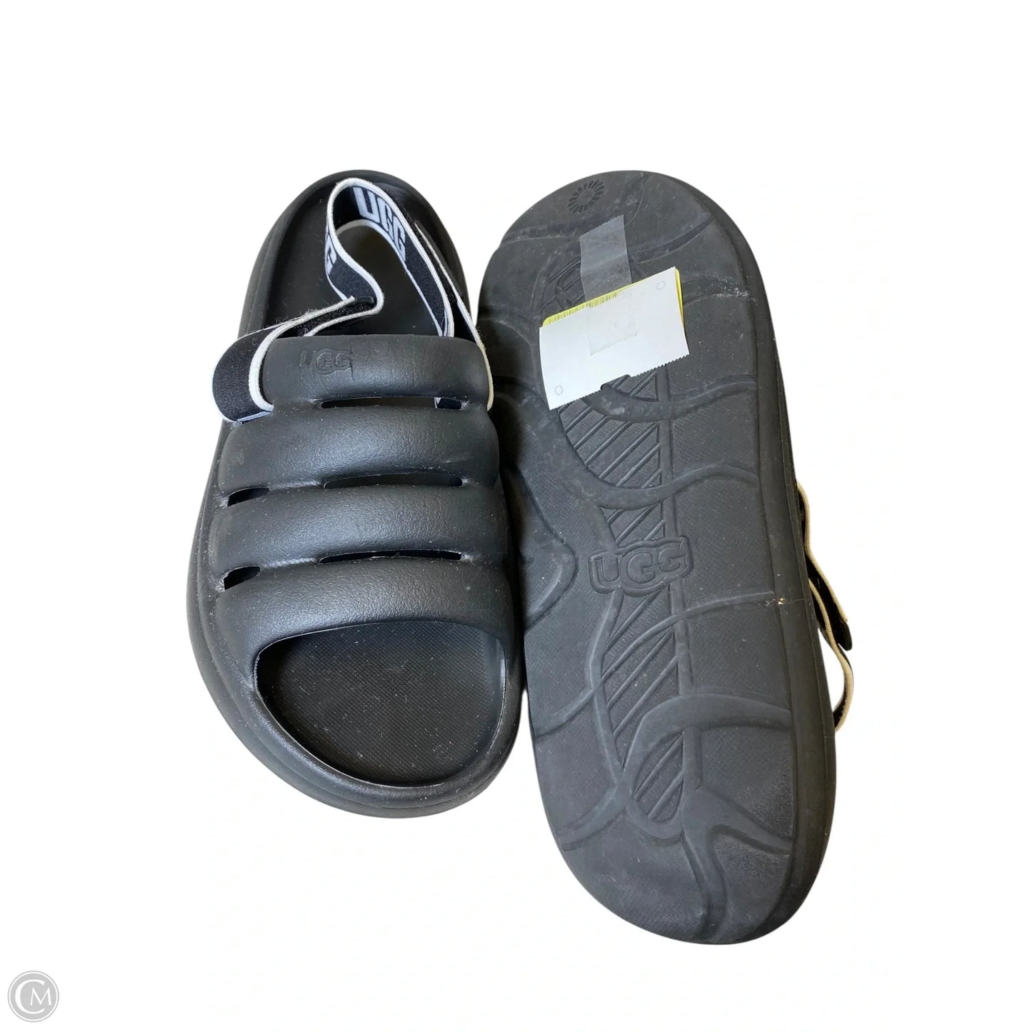 Sandals Designer By Ugg In Black, Size: 9