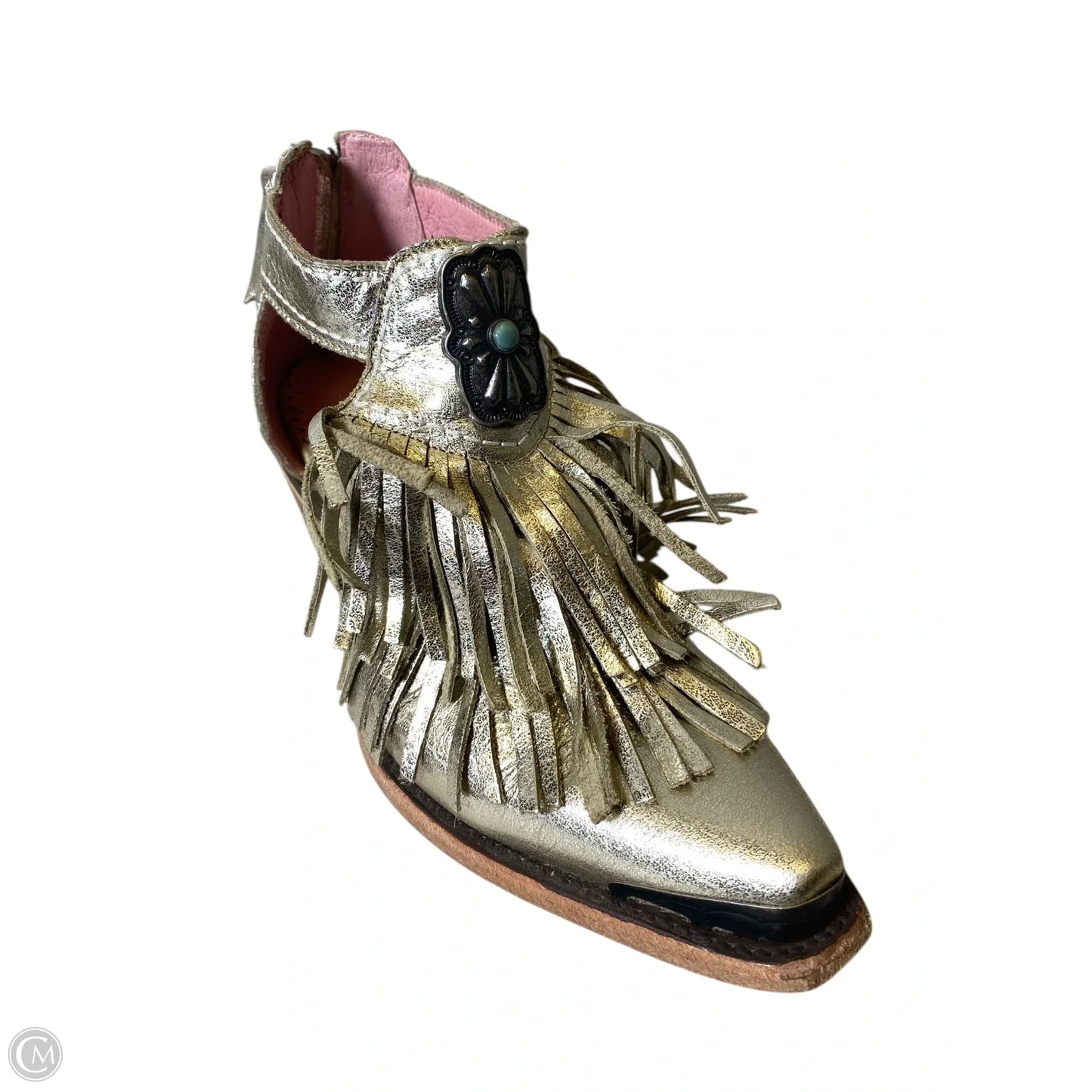 Boots Western By Clothes Mentor In Gold, Size: 6.5