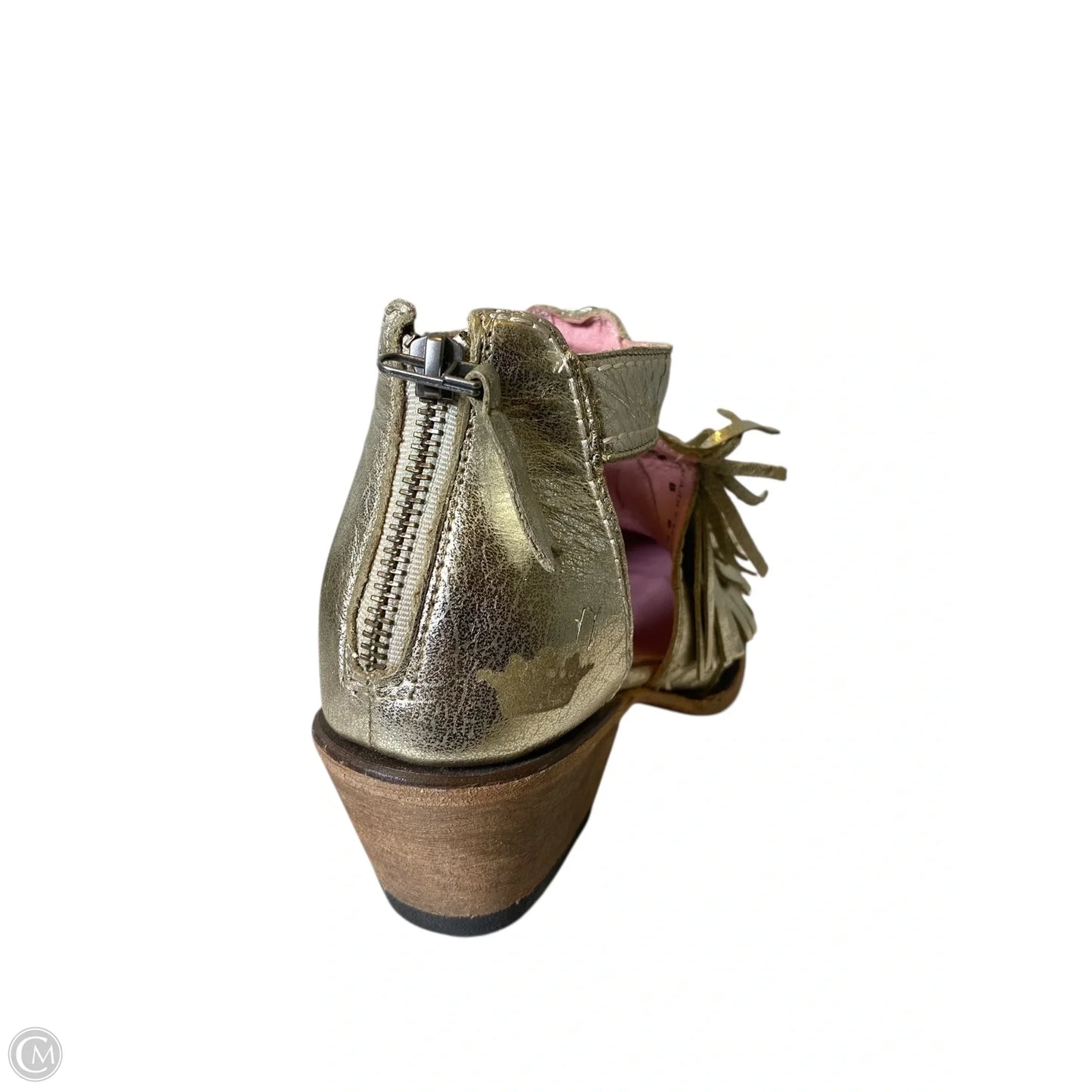Boots Western By Clothes Mentor In Gold, Size: 6.5