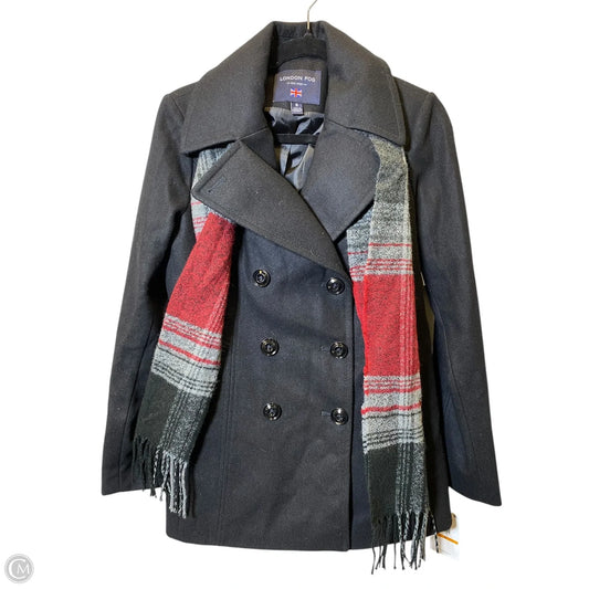 Coat Peacoat By London Fog In Black, Size: S