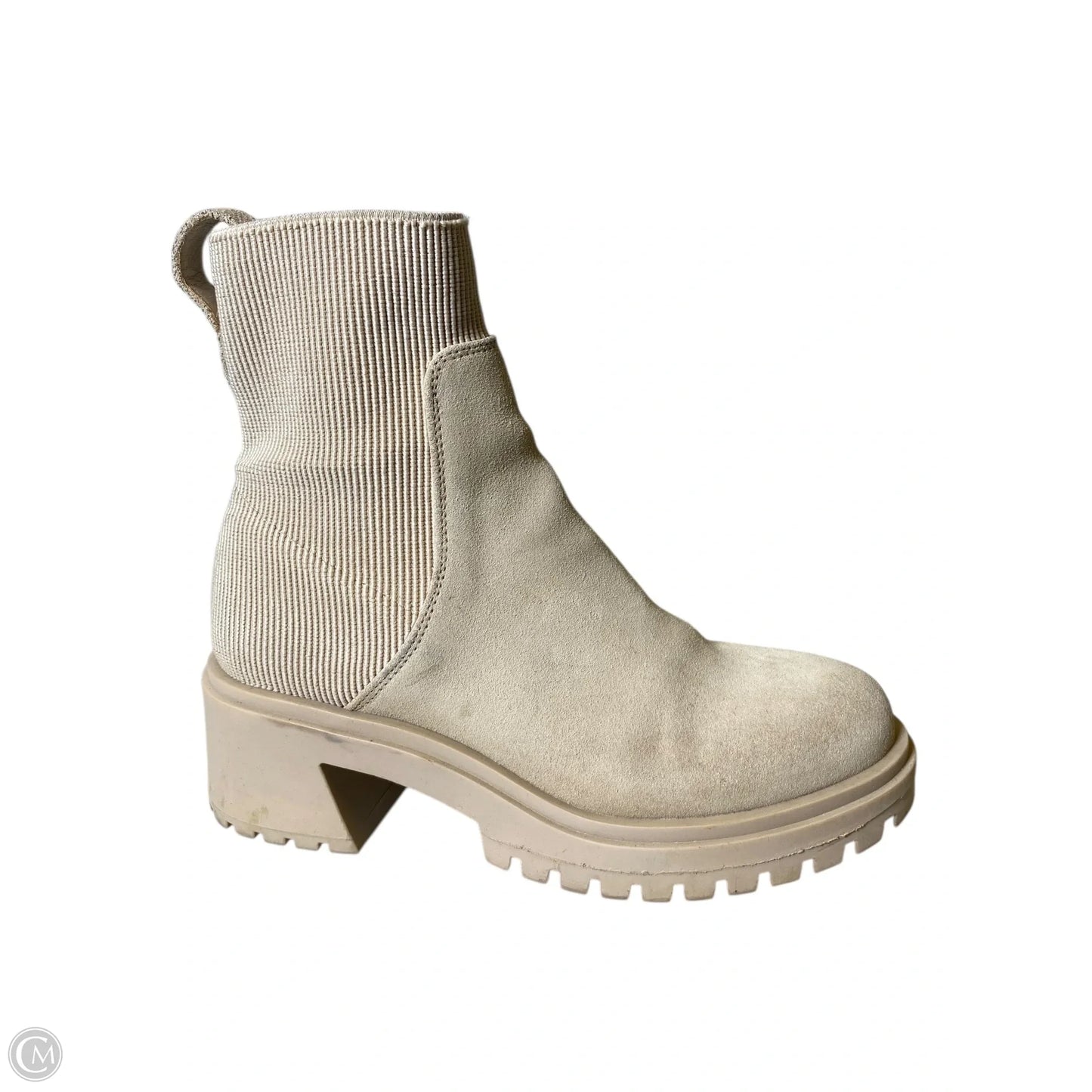 Boots Ankle Heels By Steve Madden In Tan, Size: 8